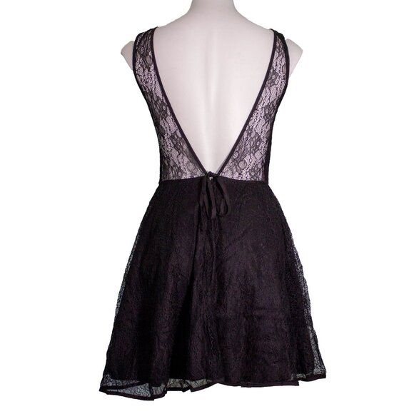 Akira Chicago Black Label Lace Dress Size M - Picture 3 of 5